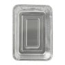 Bereidingsbak aluminium - 22x15.5x4.5 cm - set van 5