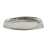 Serveerschalen zilver - set van 2 - 35x25x3 cm