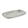 Serveerschalen zilver - set van 2 - 43x29x3 cm