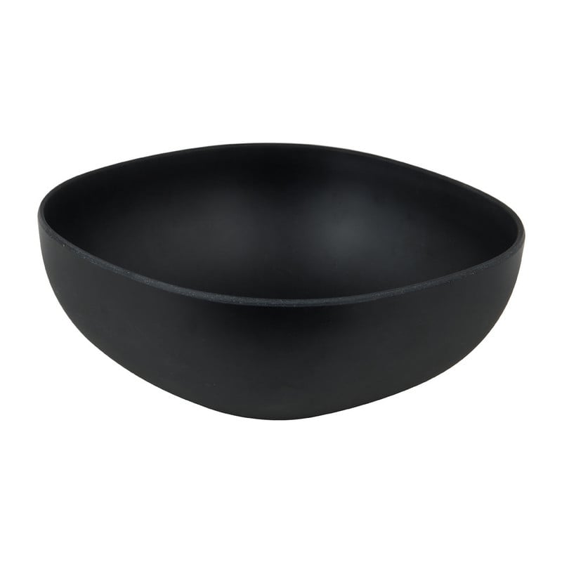 Saladeschaal bamboe - mat zwart