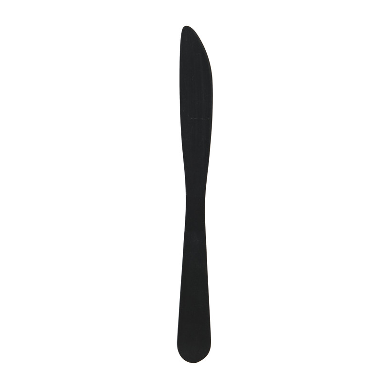 Mes bamboe - zwart - 19 cm