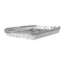 Schaal aluminium - set van 4 - 3x32x23.5 cm