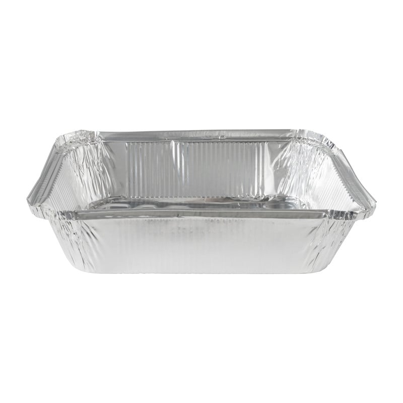 Aluminium tray - set van 4 - 6x26x19 cm