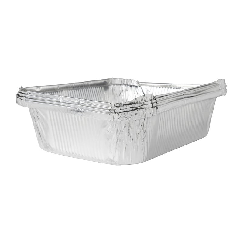 Aluminium tray - set van 4 - 6x26x19 cm