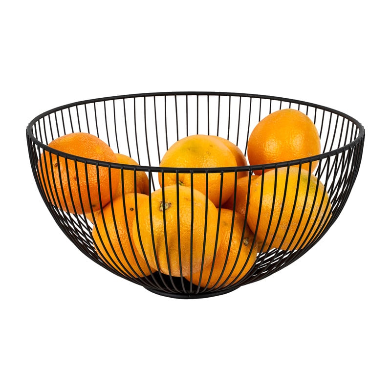 Fruitschaal - metaal - ø30x15 cm