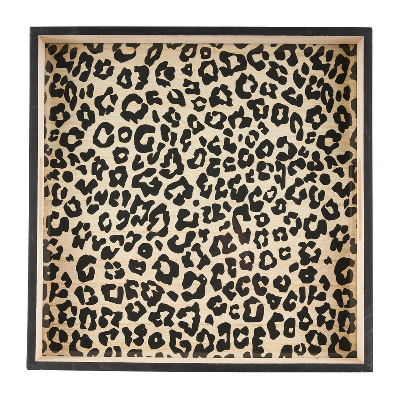 Dienblad met dierenprint - 35x35 cm