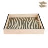 Dienblad met dierenprint - 35x35 cm
