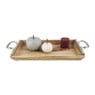 Dienblad hout met grepen - 60x31 cm 