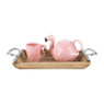 Dienblad hout - 50x26x7 cm - bruin