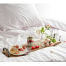 Dienblad plank ijzeren grepen - 70x20 cm