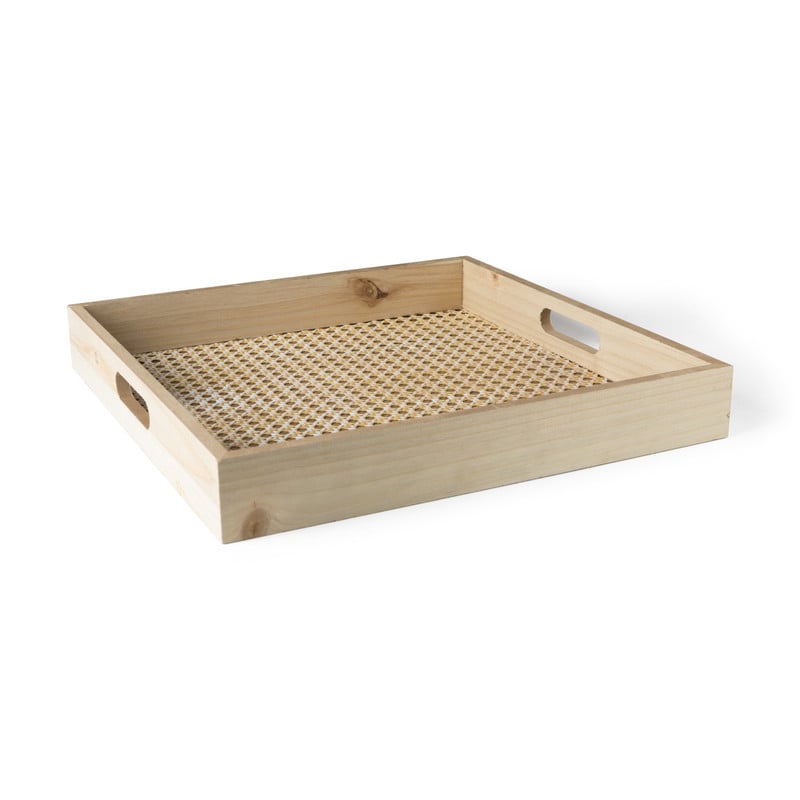 Dienblad webbing - vierkant - 35x35 cm