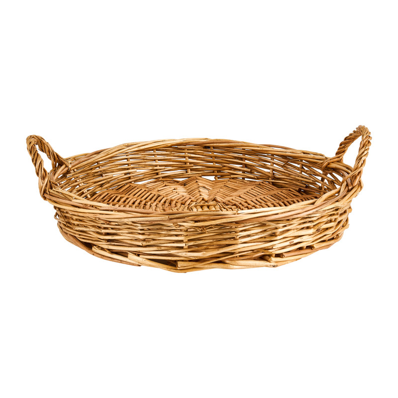 Dienblad rond vlecht - Ø35 x 6 cm