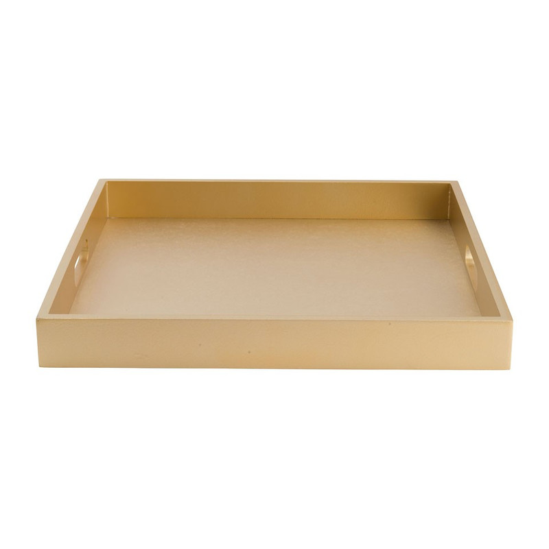 Dienblad goud - 35x35 cm