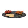 Serveerplateau leisteen rond - grijs - ø30 cm