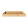 Dienblad rechthoek - bamboe - 31x45x4 cm