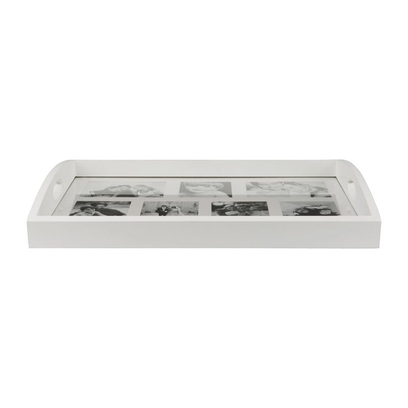 Dienblad voor foto's XL - wit