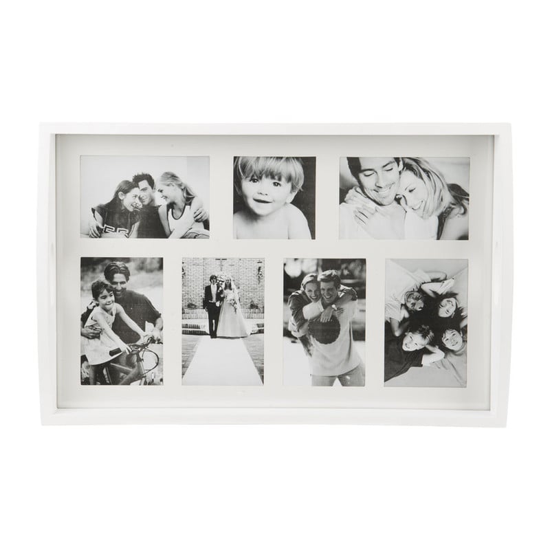 Dienblad voor foto's XL - wit