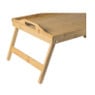 Bed dienblad - bamboe - 31x58x22 cm