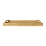 Bed dienblad - bamboe - 31x58x22 cm