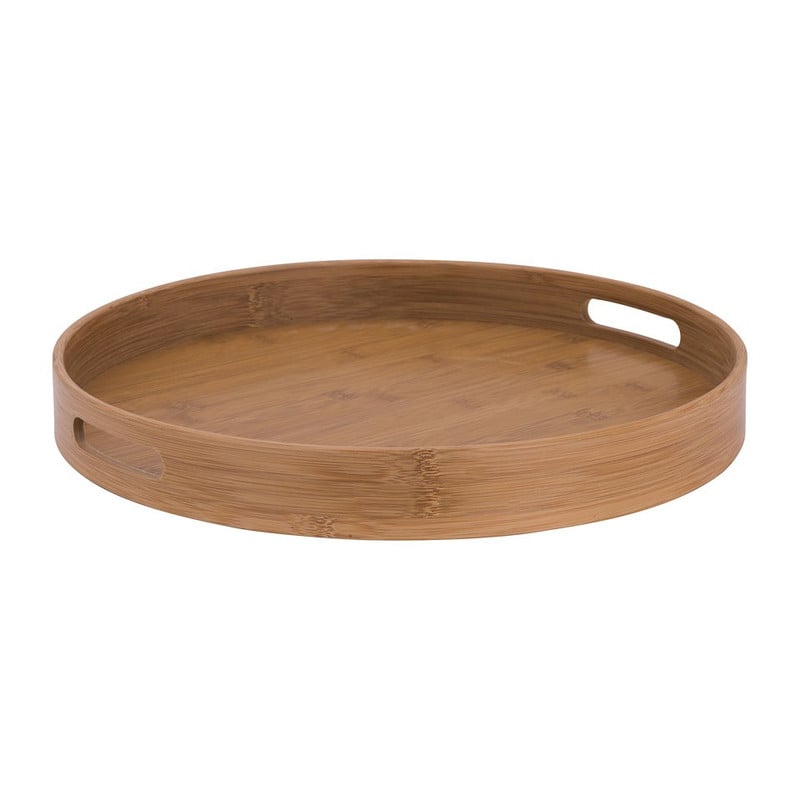 Dienblad rond bamboe - 40 cm