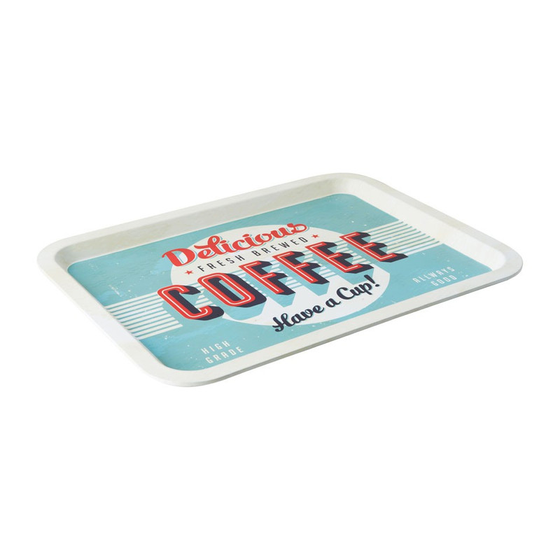 Dienblad metaal - coffee