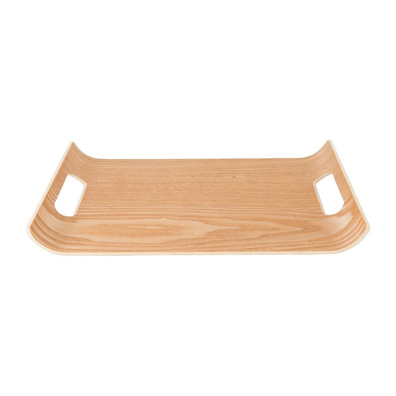 Dienblad naturel - 36x26 cm - essenhout