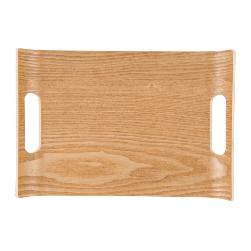 Dienblad naturel - 36x26 cm - essenhout