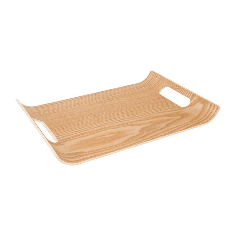 Dienblad naturel - 36x26 cm - essenhout