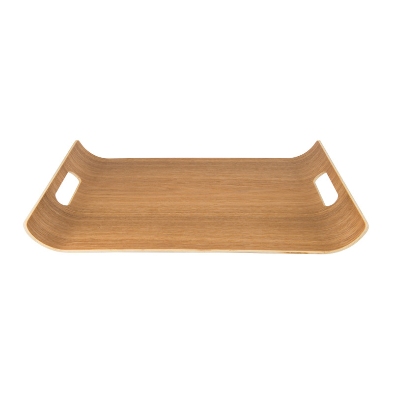 Dienblad naturel - essenhout - 44x31 cm