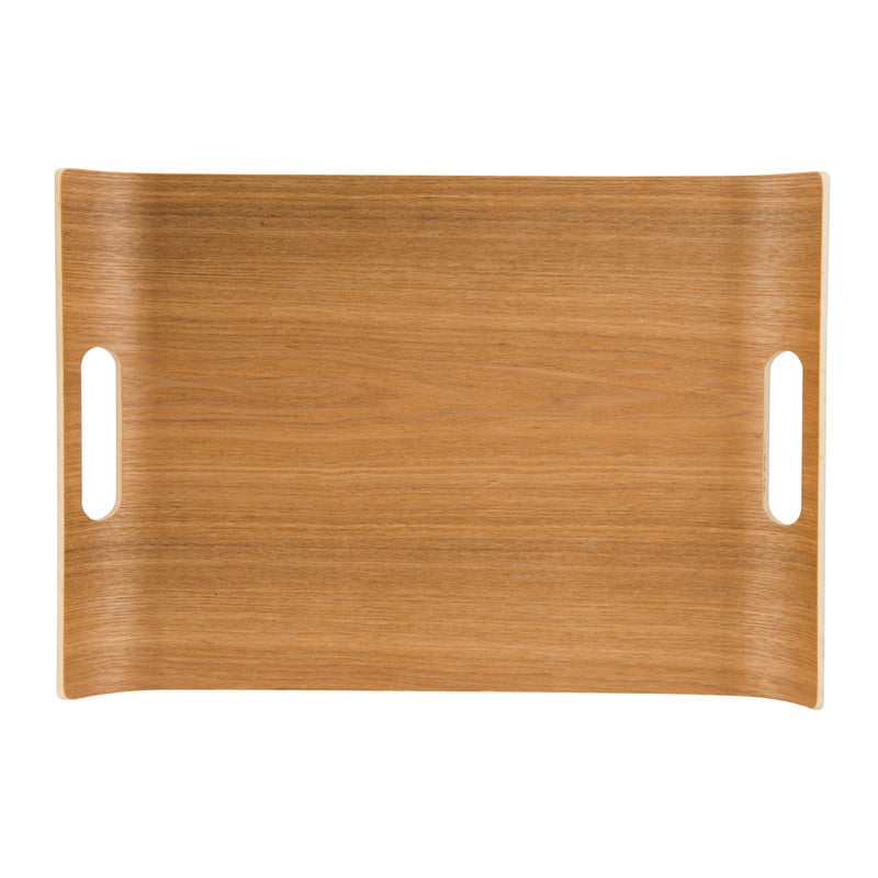 Dienblad naturel - essenhout - 44x31 cm