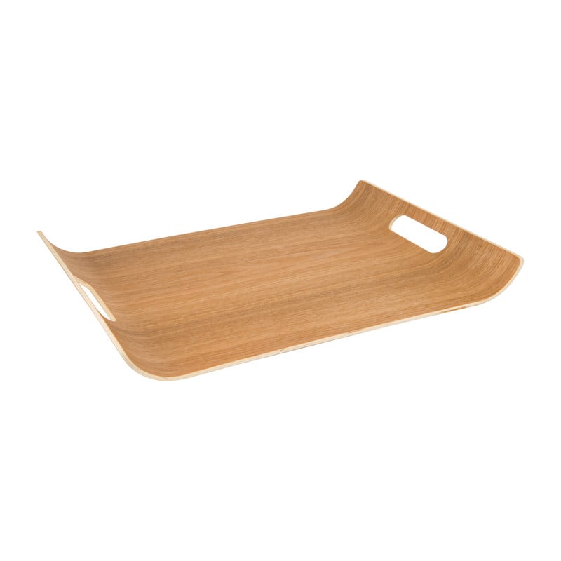 Dienblad naturel - essenhout - 44x31 cm
