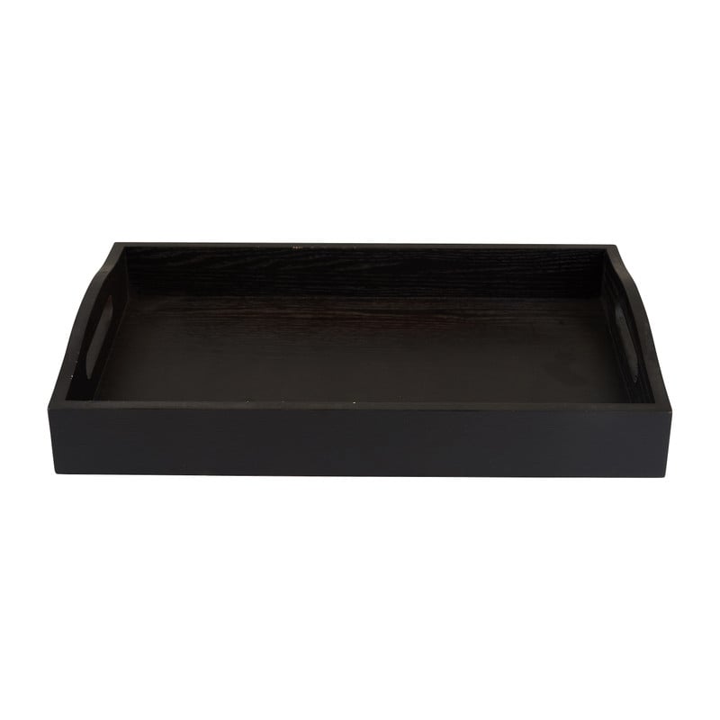 Dienblad - zwart - 38x24x6 cm
