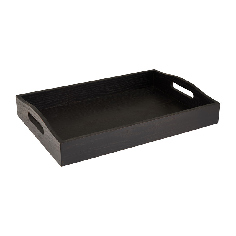 Dienblad - zwart - 42x28x6,5 cm