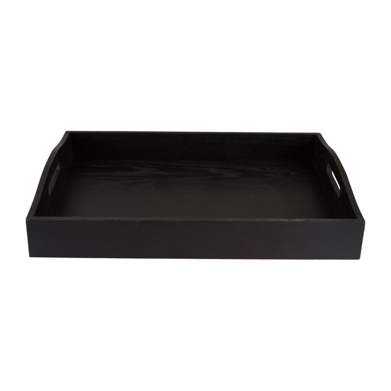 Dienblad - zwart - 46x32x7,5 cm