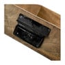 Tray met grepen - mangohout - 46x30x8 cm 