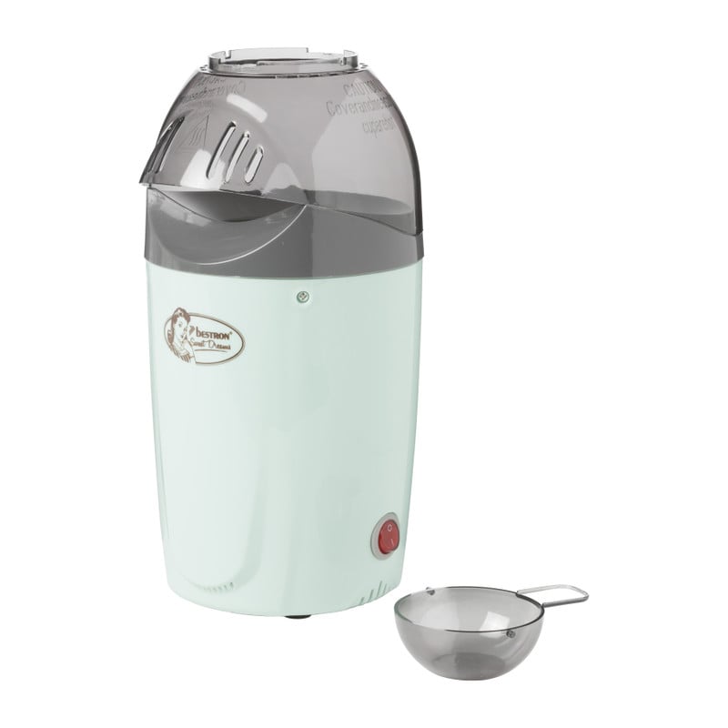 Bestron popcornmachine - mint - ø14x27 cm 