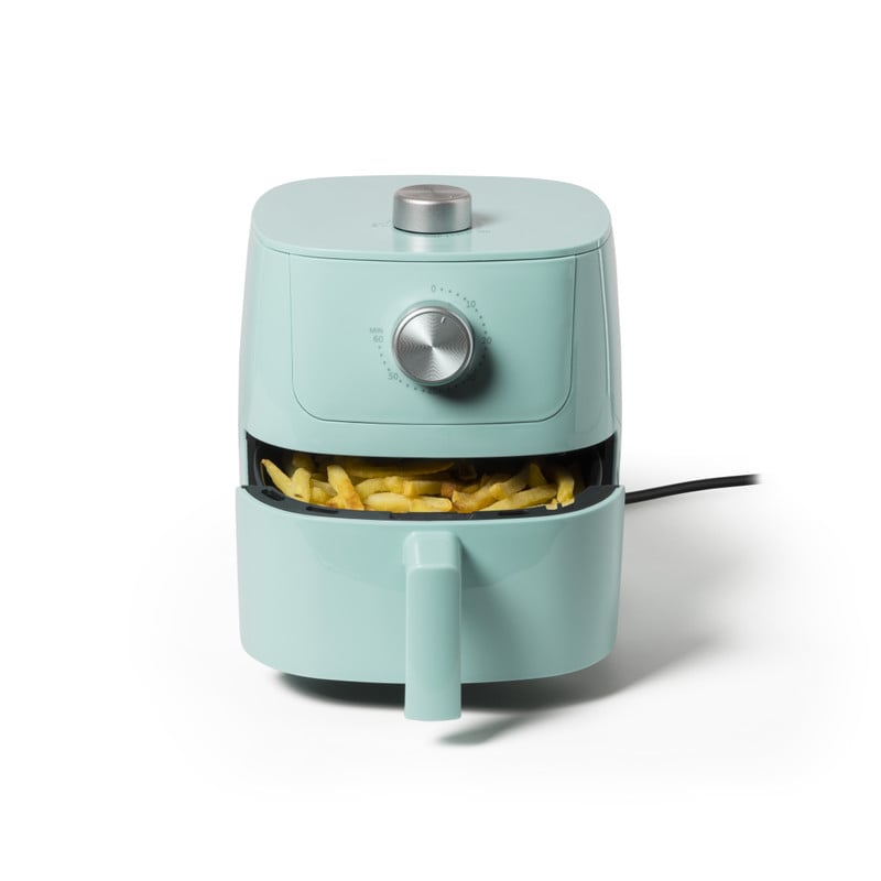 Mini airfryer - blauw - 1.8 liter - 1400 watt