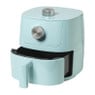 Mini airfryer - blauw - 1.8 liter - 1400 watt