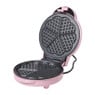 Wafelmaker - roze - 1000 watt