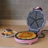 Wafelmaker - roze - 1000 watt