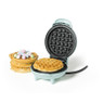 Mini wafelmaker - blauw - 350 watt