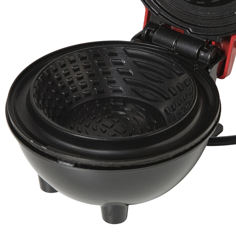 Wafelbakjesmaker - rood - 350 watt