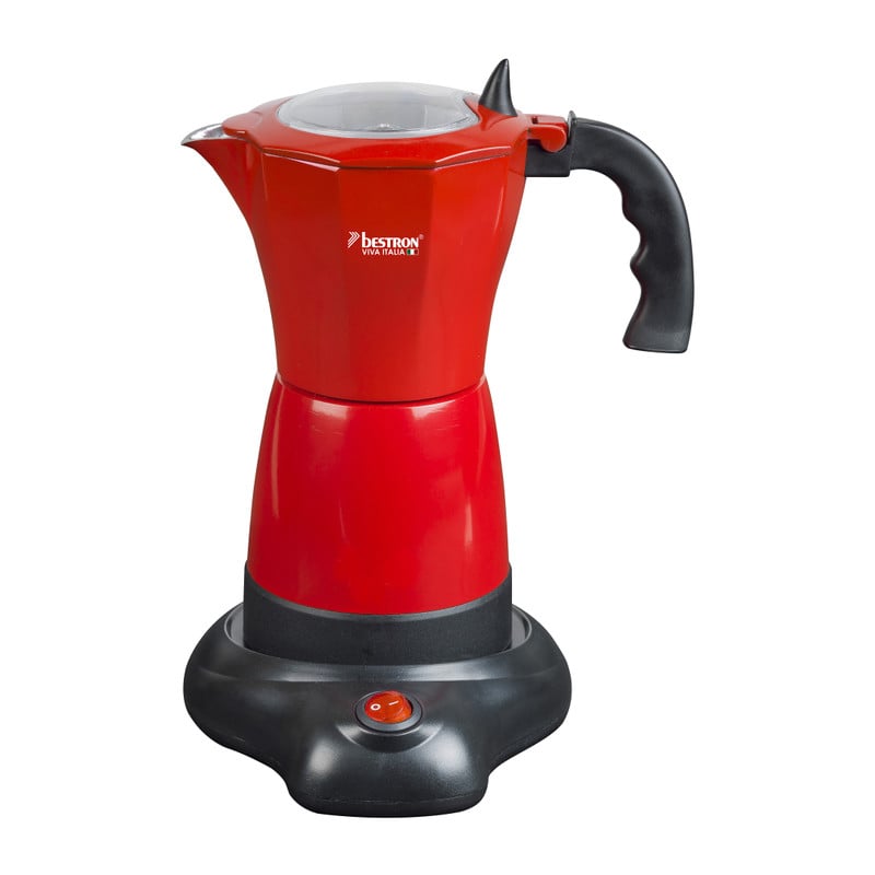 Espressomaker elektrisch - rood
