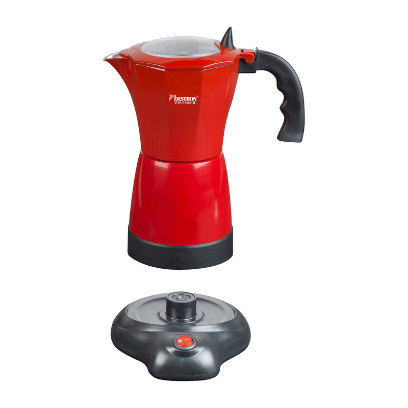 Espressomaker elektrisch - rood