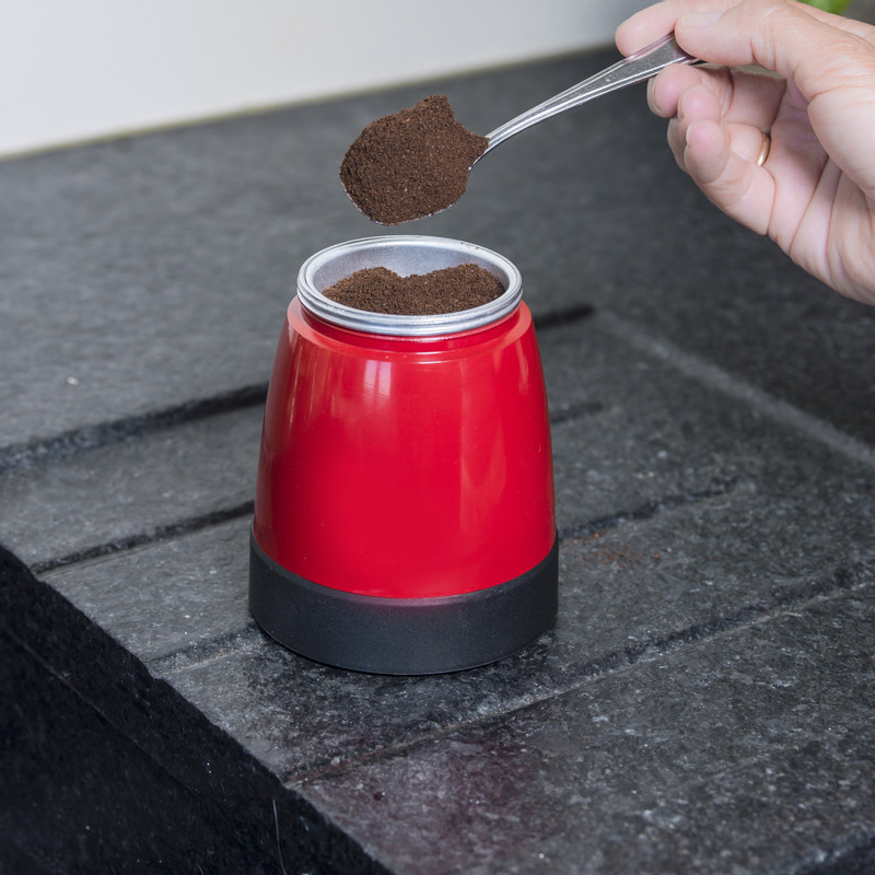 Espressomaker elektrisch - rood
