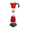 Espressomaker elektrisch - rood
