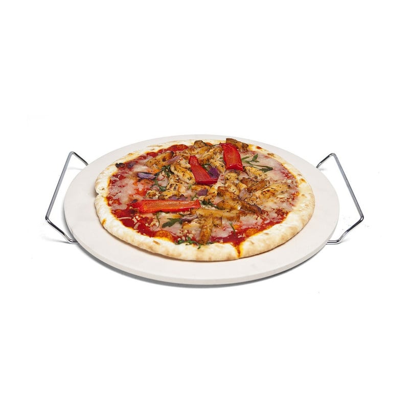 Pizzasteen met houder