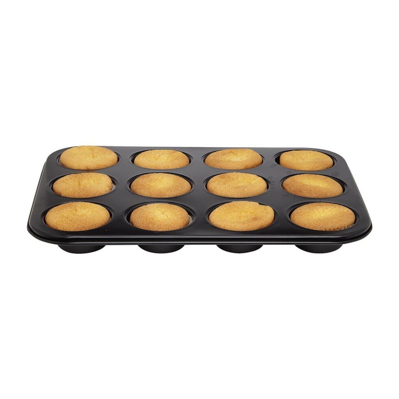 Cupcakevorm met deksel - 12 cups