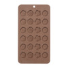Chocolade mal - siliconen - bruin
