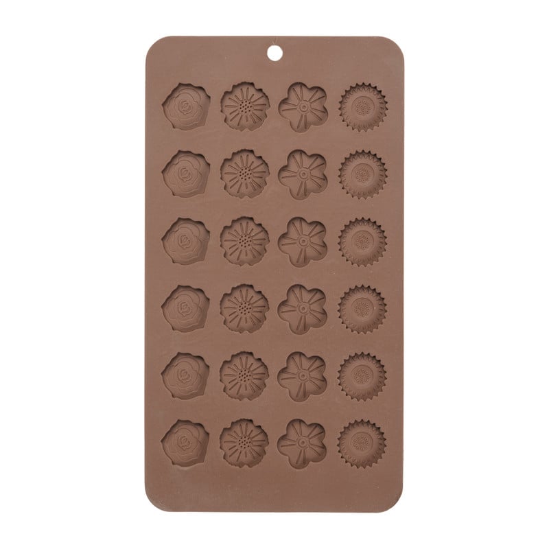 Chocolade mal - siliconen - bruin